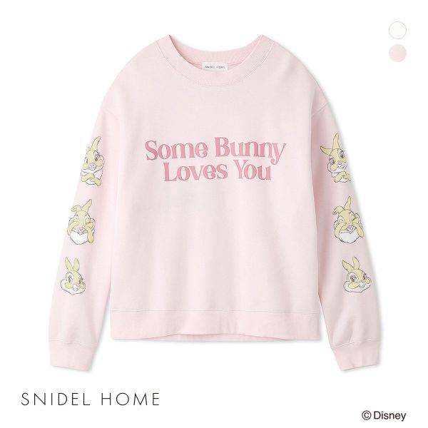 スナイデルホーム SNIDEL HOME Bambi スウェット パジャマ ルームウェア