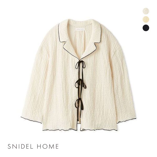 SNIDEL スナイデルホーム デザインカットアメスリトップス