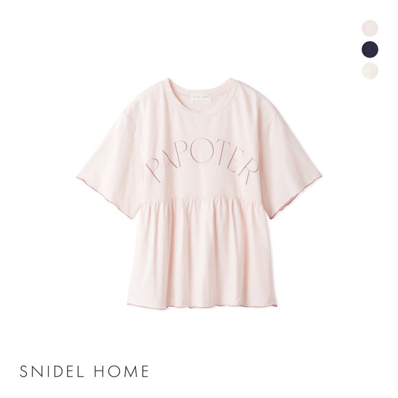 スナイデルホーム Moispro 線画 Tシャツ パジャマ トップス ルームウェア SNIDEL HOME