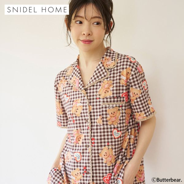 スナイデルホーム BUTTERBEAR 開襟シャツ パジャマ ルームウェア SNIDEL HOME バターベア | SNIDEL | 02