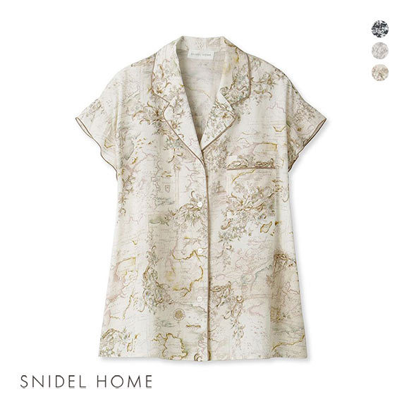 SNIDEL スナイデルホーム HOME HealingLight 開襟ブラウス