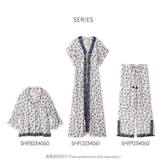 Musee de la Toile de Jouy 開襟シャツロングパンツ