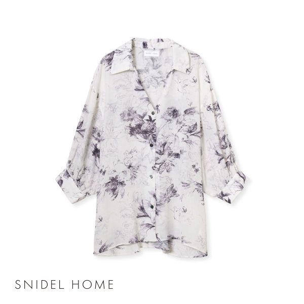 スナイデルホーム SNIDEL HOME Refle プリントシャツ パジャマ ルームウェア｜shirohato｜02
