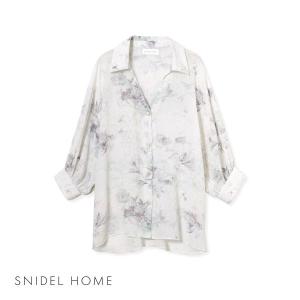 スナイデルホーム SNIDEL HOME Refle プリントシャツ パジャマ ルームウェア