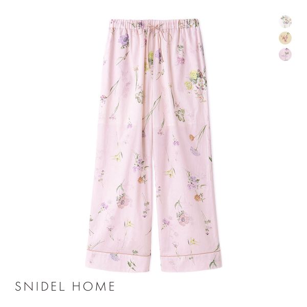 新品 セットアップ スナイデルホーム ピンク 花柄 アルガンオイル SNIDEL HOME（スナイデルホーム）の「フリルニットセットアップ