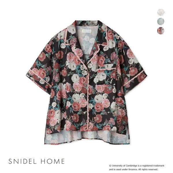 SNIDEL スナイデルホーム University of Cambridge 開襟シャツ