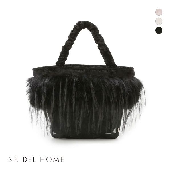 SNIDEL スナイデルホーム ファーメッシュバッグ HOME SNIDEL スナイデルホーム ファーメッシュバッグ HOME