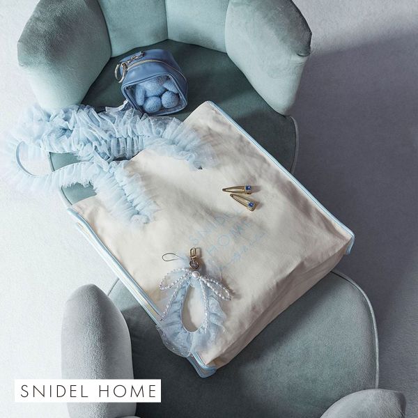 SNIDEL HOME かごバッグ カゴバッグ ロゴテープかごバッグ