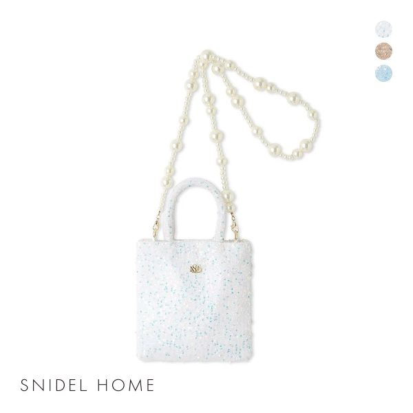 スナイデルホーム スパンコールバッグ SNIDEL HOME