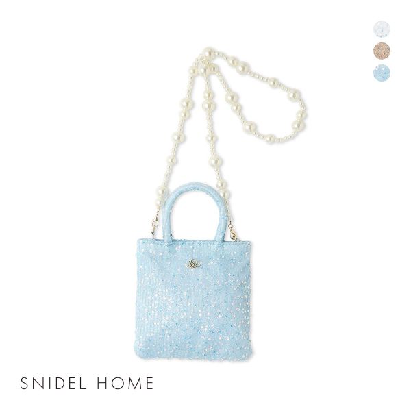 スナイデルホーム スパンコールバッグ SNIDEL HOME