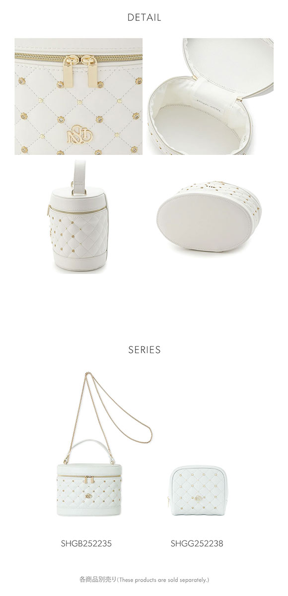 スナイデルホーム ビジューキルティングバニティバッグ SNIDEL HOME