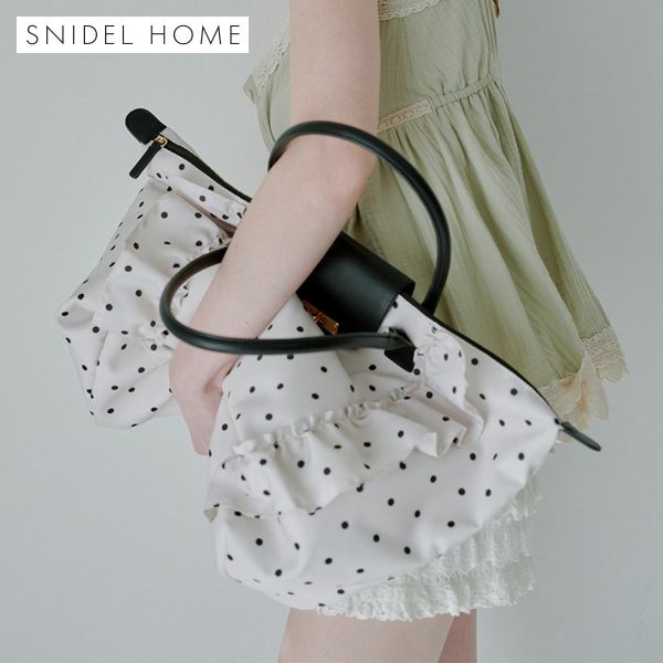 スナイデルホーム フリルナイロンバッグ SNIDEL HOME_2
