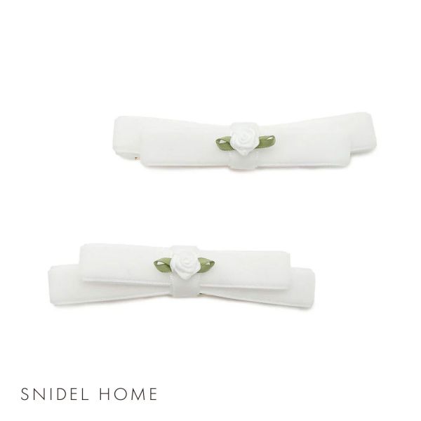 スナイデルホーム SNIDEL HOME Roseリボンヘアクリップセット｜shirohato｜04