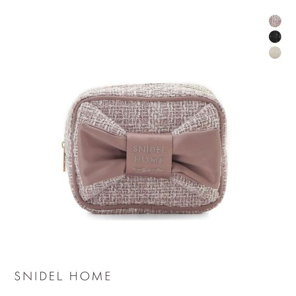 スナイデルホーム ツイードリボンポーチ SNIDEL HOME