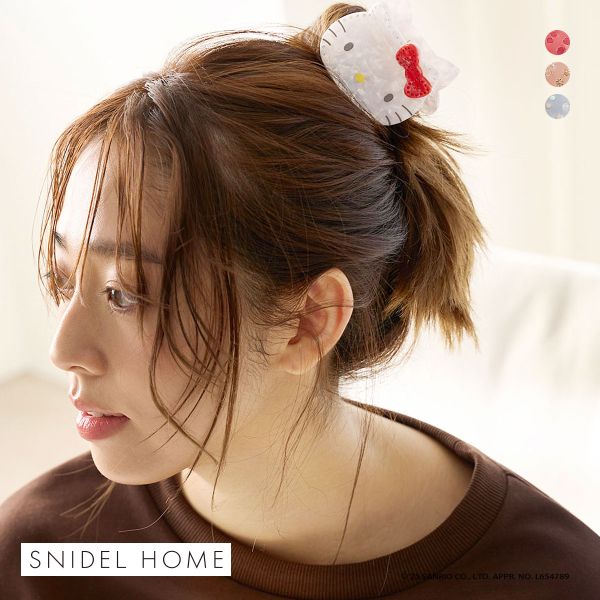 SNIDEL スナイデルホーム ハローキティ アセチヘアバンス HELLO SNIDEL スナイデルホーム ハローキティ アセチヘアバンス HELLO