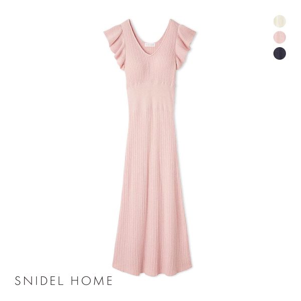 SNIDEL HOME カットカシュクール ワンピース ルームウェア　パジャマ SNIDEL HOME（スナイデルホーム）の「リボンカシュクール