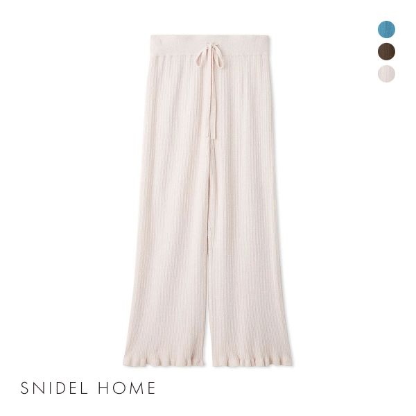 スナイデルホーム SNIDEL HOME SorbetTouch Cool フリルニットロングパンツ...