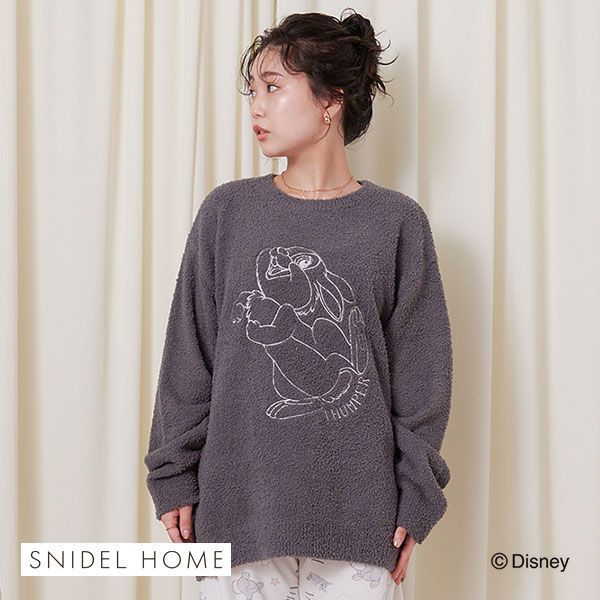 スナイデルホーム SNIDEL HOME Bambi ミス・バニー&とんすけ プリント