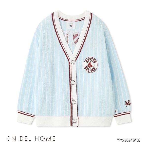 SNIDEL スナイデルホーム HOME MLB ニットカーディガン パジャマ