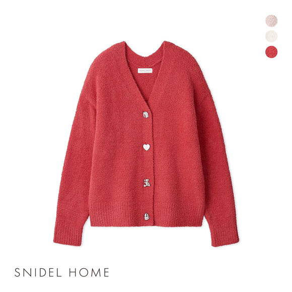 SNIDEL スナイデルホーム デザインボタンカーディガン パジャマ