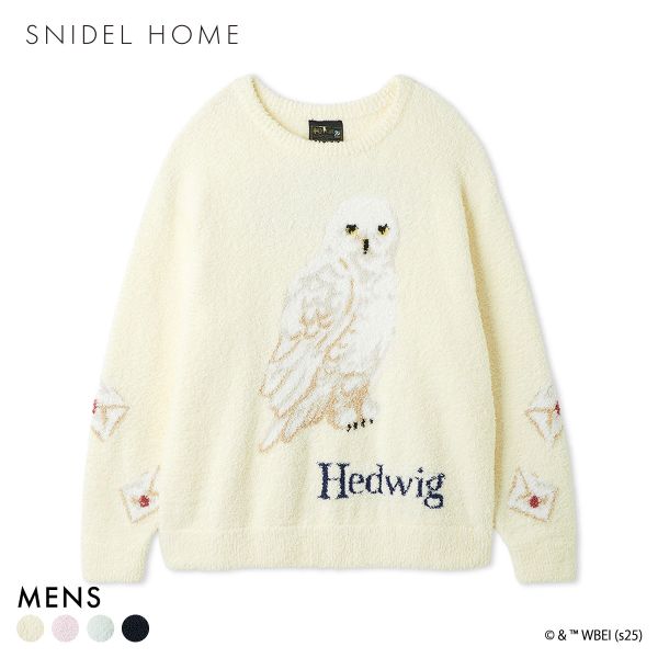 スナイデルホーム メンズ Mens Harry Potter モチーフニットプルオーバー パジャマ ルームウェア ハリー・ポッター SNIDEL HOME | SNIDEL | 01