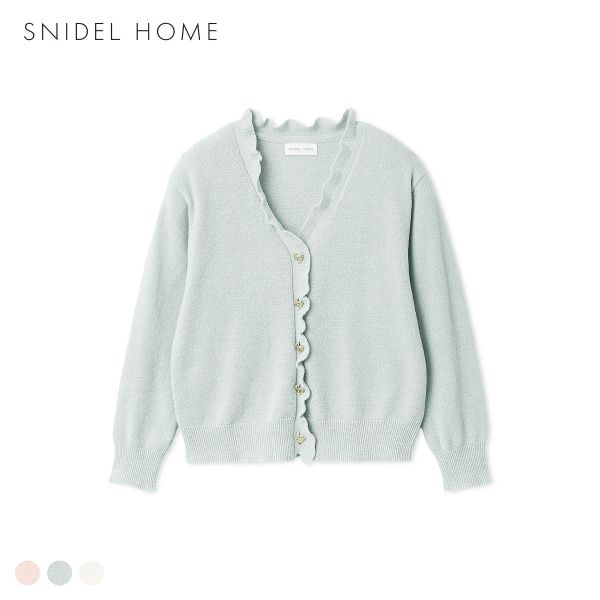 snaidel❤もこもこカーディガン 新品タグ付 ホワイト カーデ＆ガウン｜SNIDEL(スナイデル)の通販サイト【公式】