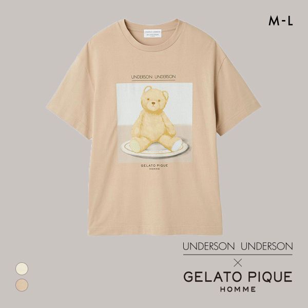 アンダーソンアンダーソン GELATO PIQUE HOMME×UNDERSON UNDERSON ベアプリントプルオーバー Tシャツ 半袖 トップス ユニセックス | SHIROHATO | 02