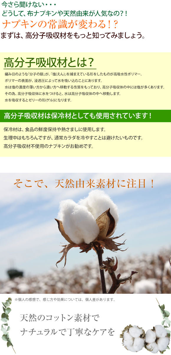 NaturaMoon ナチュラムーン Natura Moon 生理用ナプキン 普通の