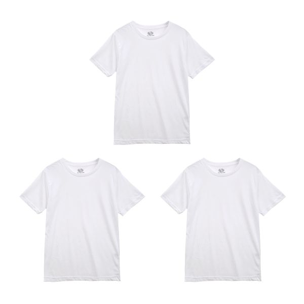 フルーツオブザルーム FRUIT OF THE LOOM 3P クルーネック Tシャツ 3枚組 メンズ 定番 パックT｜shirohato｜02