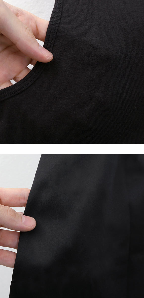 ココチックス Kokochix 女児 キッズ ジュニア タンクトップ スリップ インナー 黒 110・120・130・140・150・160・165