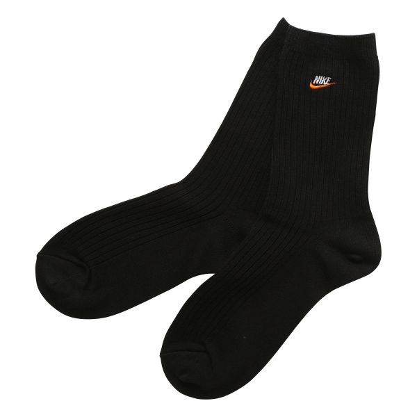 メール便 13 ナイキ Nike リブ 刺繍 クルー丈 cm丈 スクール ソックス 靴下 レディース 23 25cm Shirohato 白鳩 通販 Paypayモール