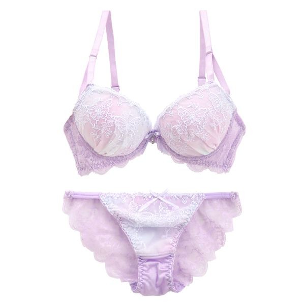 ブラジャー ハラークイン Harlequin バタフライ パステル マーブルカラー 3 4カップ ショーツ セット Ef 大きいサイズ Shirohato 白鳩 通販 Paypayモール