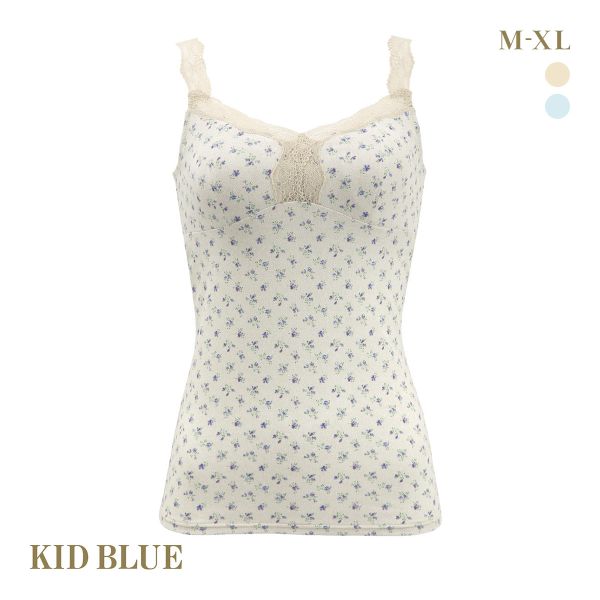 キッドブルー 25デニムフラワー キャミソール レディース インナー KID BLUE | KID BLUE | 01