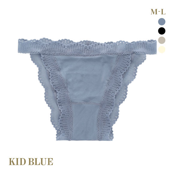 Balmung 18AW パイピングショーツ KID BLUE キッドブルー 24ベンベルグベア天 ショーツ Tバック