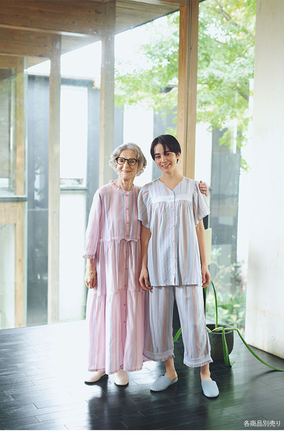 KID BLUE（キッドブルー） 25CRサッカーストライプ 半袖 ルームウェア