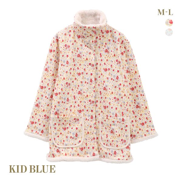 キッドブルー 裏シャギーガーニッシュフラワー パンツ フルレングス ルームウェア KID BLUE