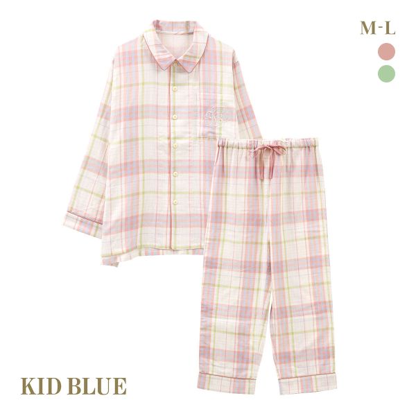 KID BLUE キッドブルー　パジャマセット 24トリプルガーゼチェック[長袖パジャマ] | KID BLUE OFFICIAL
