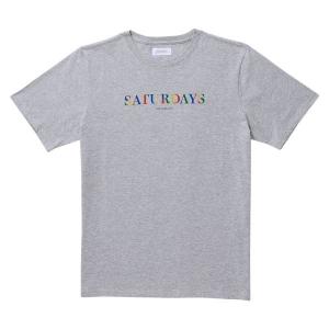 サタデーズニューヨークシティ Saturdays NYC MENS Color Stencil SC Tシャツ 半袖 メンズ ルームウェア カットソー メール便(10)｜SHIROHATO(白鳩)