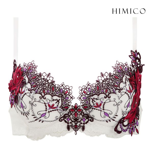 HIMICO 美しさ香り立つ Rosa attraente ブラジャー BCDEF 002serie...