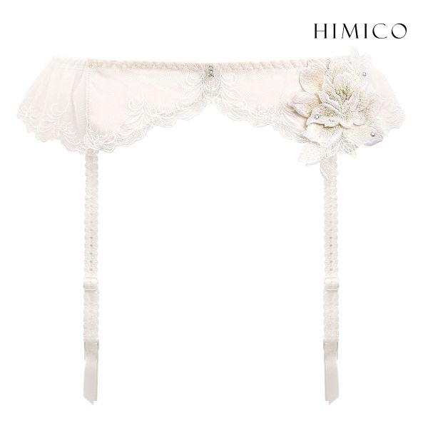 HIMICO 美しい羽根を纏う Rosa degli Angeli ガーターベルト ML 017series ランジェリー｜shirohato｜02