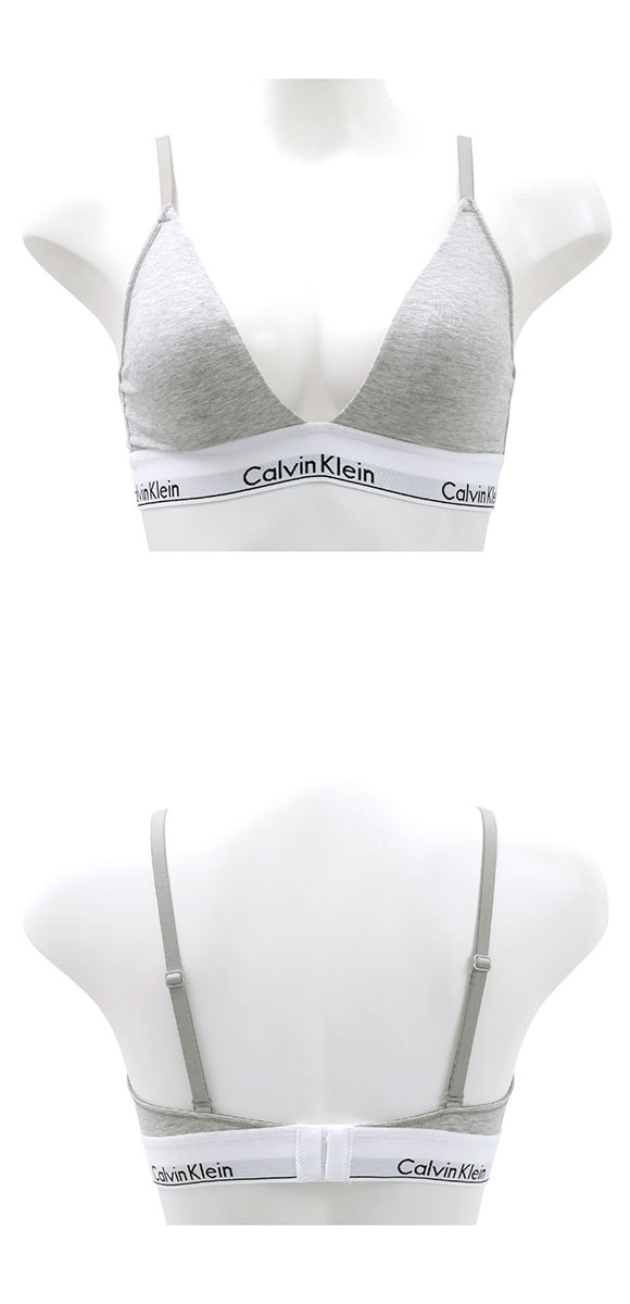 カルバン・クライン アンダーウェア Calvin Klein Underwear MODERN COTTON Triangle トライアングル ブラ  ノンワイヤー 2way