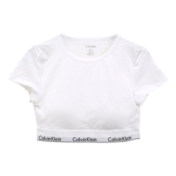 カルバン クライン Calvin Klein MODERN COTTON LINE EXT T-SHIRT BRALETTE Tシャツブラレット アジアンフィット｜shirohato｜04