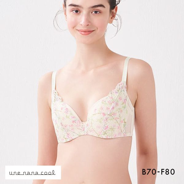 une nana cool（ウンナナクール） 脇高で背中スムージングブラジャー