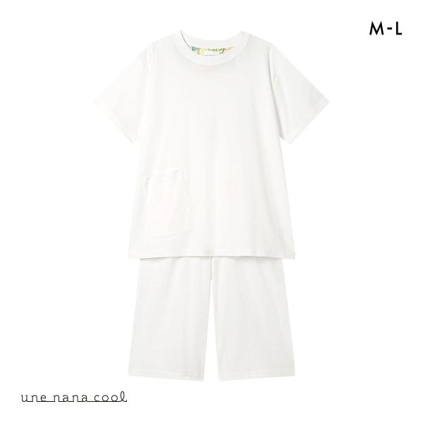 ウンナナクール 綿100％ なめらかシルケットスムース半袖パジャマ MADE WITH LIBERTY FABRIC ルームウェア une nana cool | une nana cool | 02