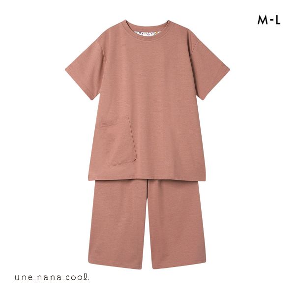 ウンナナクール 綿100％ シルケット天竺半袖パジャマ MADE WITH LIBERTY FABRIC ルームウェア パジャマ 上下セット une nana cool | une nana cool | 04
