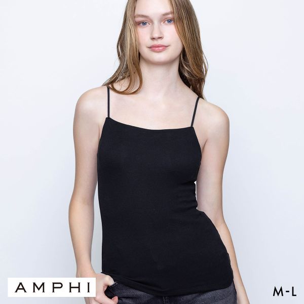 AMPHI キャミソール アンフィ ブラトップ カップ付きインナー ノン