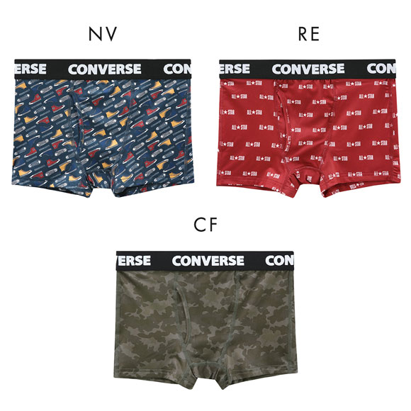 コンバース CONVERSE オールオーバープリント ボクサーパンツ メンズ ポリベア スポーツ 前開き