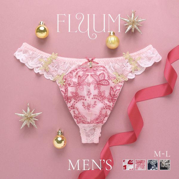 himico メンズショーツ 総レース Tバック リボン メンズ ショーツ