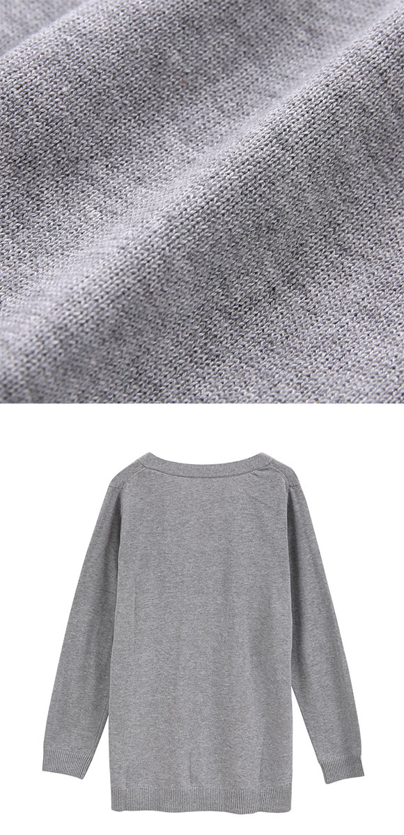 ニッセン 綿混シンプルニットカーディガン UVカット 毛玉になりにくい SM nissen