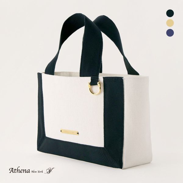 アシーナニューヨーク グログラン ミニトートS Grosgrain Wide Tote Athena New York 送料無料 SHIROHATO（白鳩） アシーナニューヨーク グログラン ミニトートS